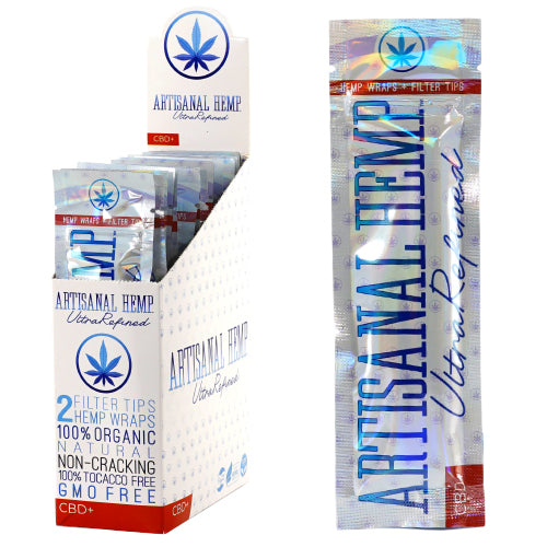 Artisanal Hemp Wraps Natural Herbal 2-pack