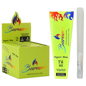 Burners Cones Organic 11/4 Size 6-pack
