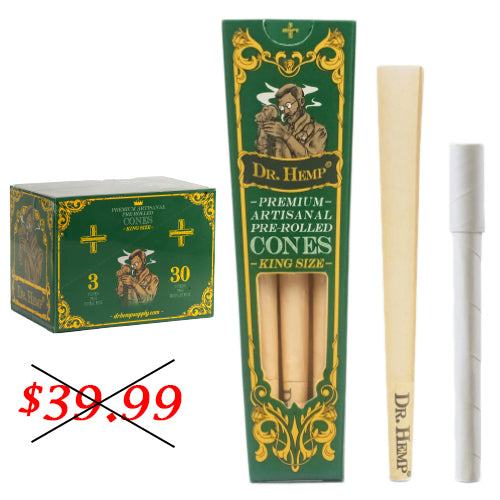 Dr. Hemp Cones King Size 3-pack