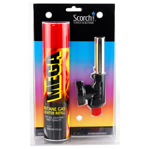 Scorch Torch Lighter Mega Large Universal Multi Purpose Top w/gas In Blister Pack 10.6 oz (61486)