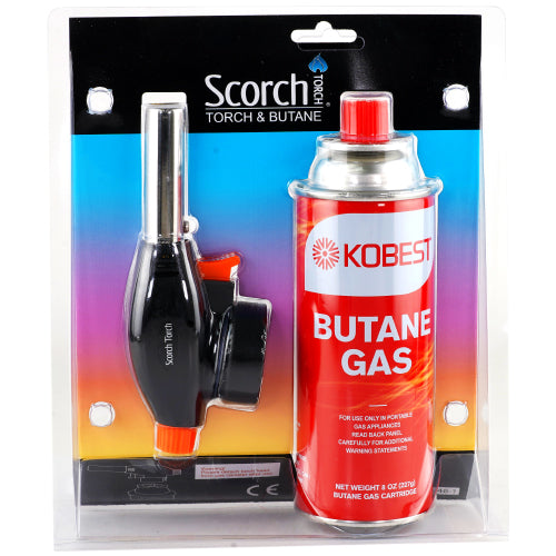 Scorch Torch Lighter Kobest Large Universal Multi Purpose Top w/gas In Blister Pack 8.0 oz (61346-1)