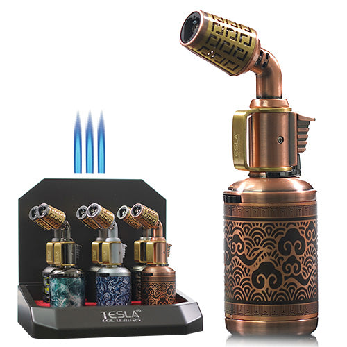 Tesla Lighter Blow Triple Torch