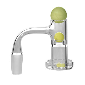 Banger Quartz Nail- with 4 Glow in The Dark Balls