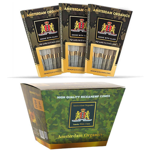 Amsterdam Cones King Size 6-pack Rice & Hemp