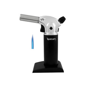 Ignitus Lighter Magnum Torch 8.0" Black / Silver