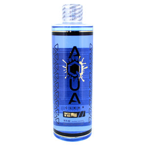 Aqua Glass Glass Cleaner Soaker Solution Bottle Time Release 16oz Blue