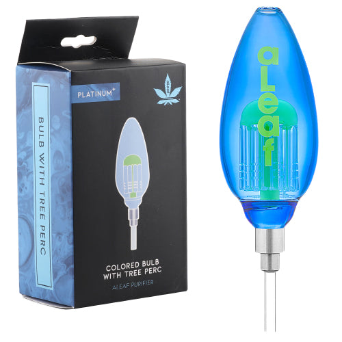 aLeaf Nectar Collector Purifier Colo Bulb With Tree Perc Platinum 45 Degree Blue