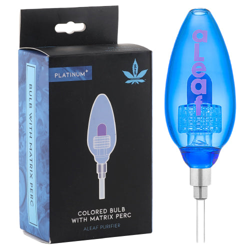 aLeaf Nectar Collector Purifier Colo Bulb With Matrix Platinum 45 Degree Blue