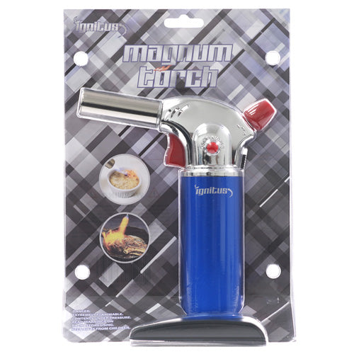 Ignitus Lighter Magnum Torch 8.0" Blue