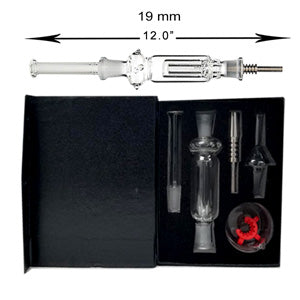 Nectar Collector Set 19mm 12" Clear
