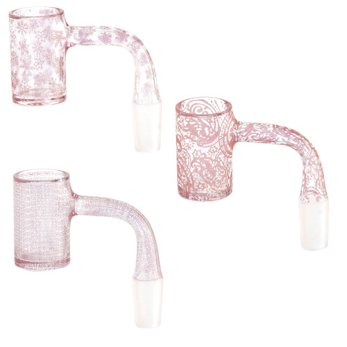 Banger Quartz Flat Top 4mm 14mm Pink