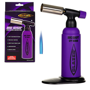 Blazer Lighter Big Shot Torch 8.0" Purple