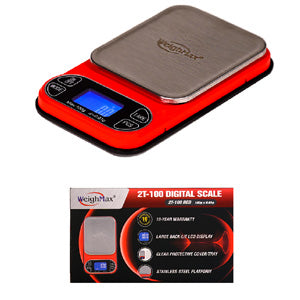 WeighMax Scales Digital Scale 2T 100 0.01g Red