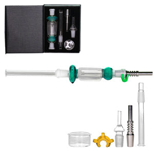 Nectar Collector Set with Titanium Tip 2207 14mm 11.5" Teal