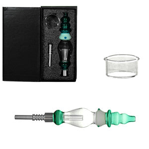 Nectar Collector Set with Titanium Tip 2245 8.5" Teal