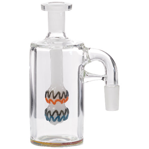 Ash Catcher 2 Ball 14mm 90 Degree White