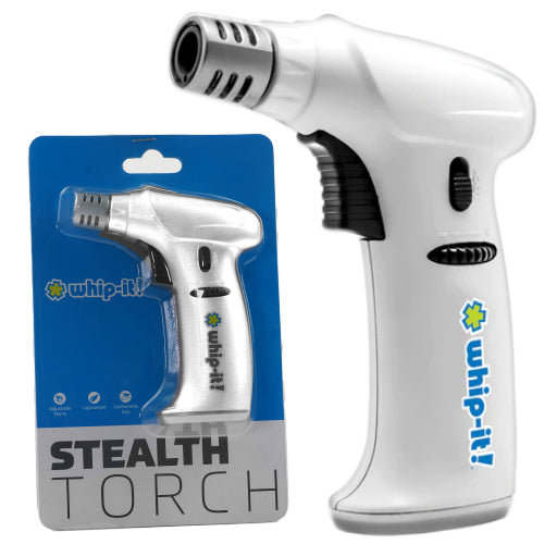 Whip-It Lighter Stealth Torch 5.0" White