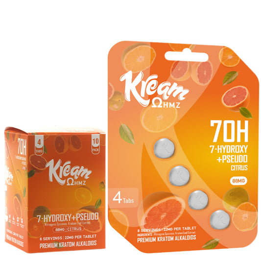 Kream Tablets & Caplets 7OH Tablets 8 servings 22mg 4-Per Pack Citrus Pseudo