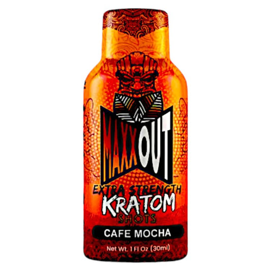MAXXOUT Extracts & Drinks Kratom Extract Shot 30ml - 330mg MIT Cafe Mocha