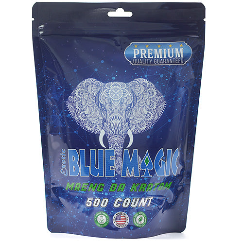 Blue Magic Tablets & Caplets Kratom 500ct Maeng Da