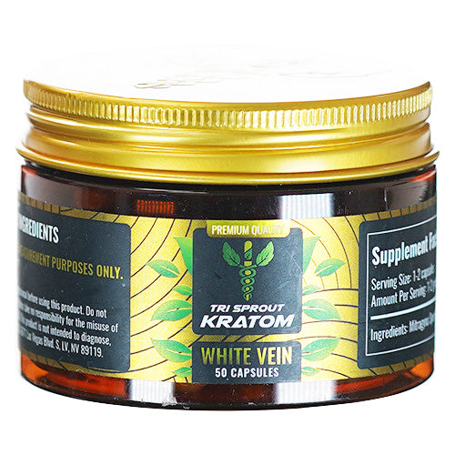 Tri Spout Tablets & Caplets Kratom 20ct White Vein