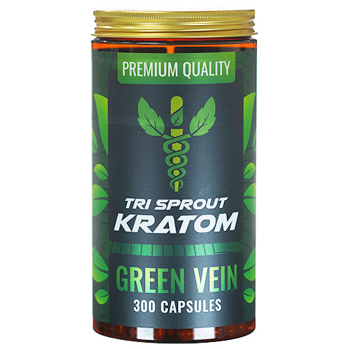 Tri Spout Tablets & Caplets Kratom 300ct Green Vein