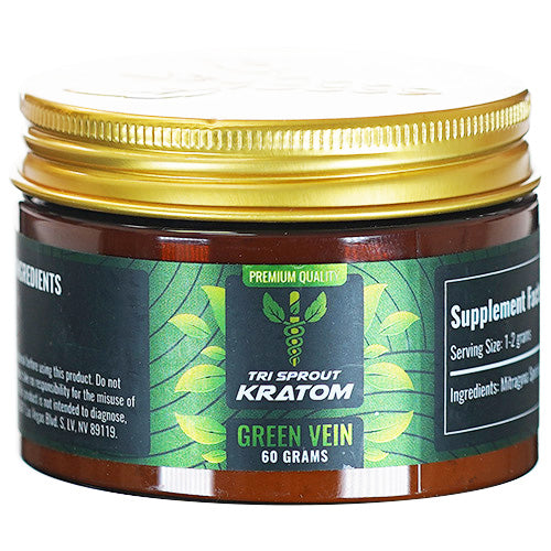 Tri Spout Powders Kratom 60gr Green Vein