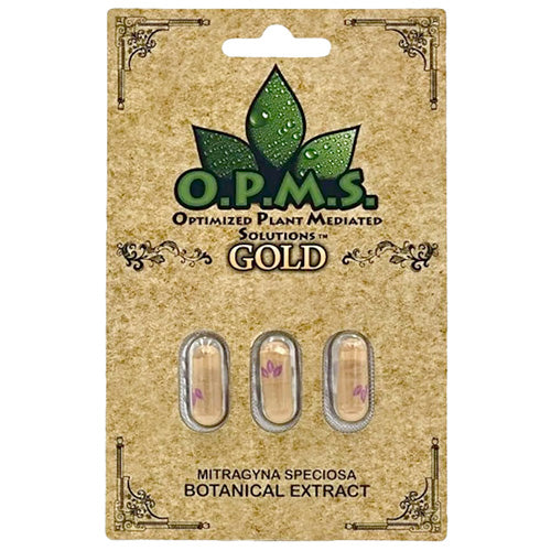 OPMS Tablets & Caplets Extract Capsules 3-Pack Gold