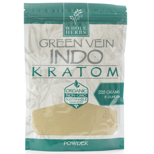 Whole Herbs Powders Kratom 225gr 8.0oz Green Vien Indo