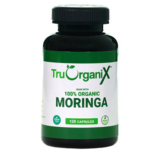 Truorganix Tablets & Caplets Organic Capsules 1500mg 120ct Moringa
