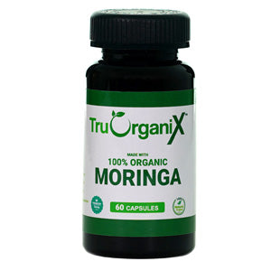 Truorganix Tablets & Caplets Organic Capsules 1500mg 60ct Moringa