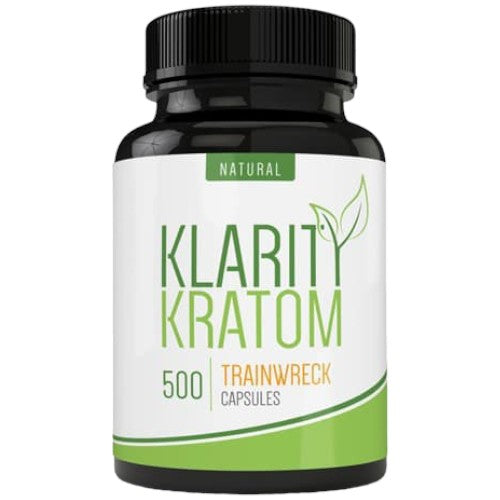 Klarity Kratom Tablets & Caplets Kratom 500ct Trainwreck
