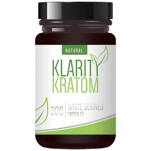 Klarity Kratom Tablets & Caplets Kratom 300ct White Borneo