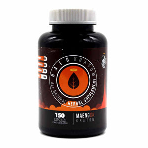Halo Kratom Tablets & Caplets Kratom 150ct Maeng Da