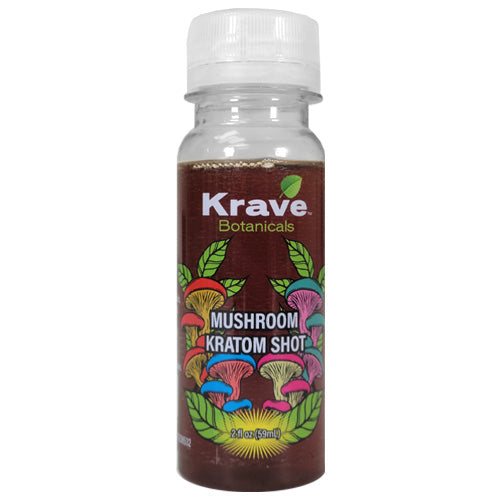 Krave Extracts & Drinks Shot Mushroom + Kratom 60ml