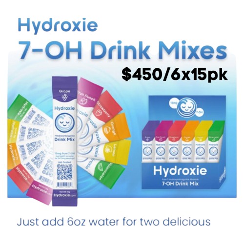 Hydroxie Extracts & Drinks DRINK MIX 6 flavors 15 per flavor