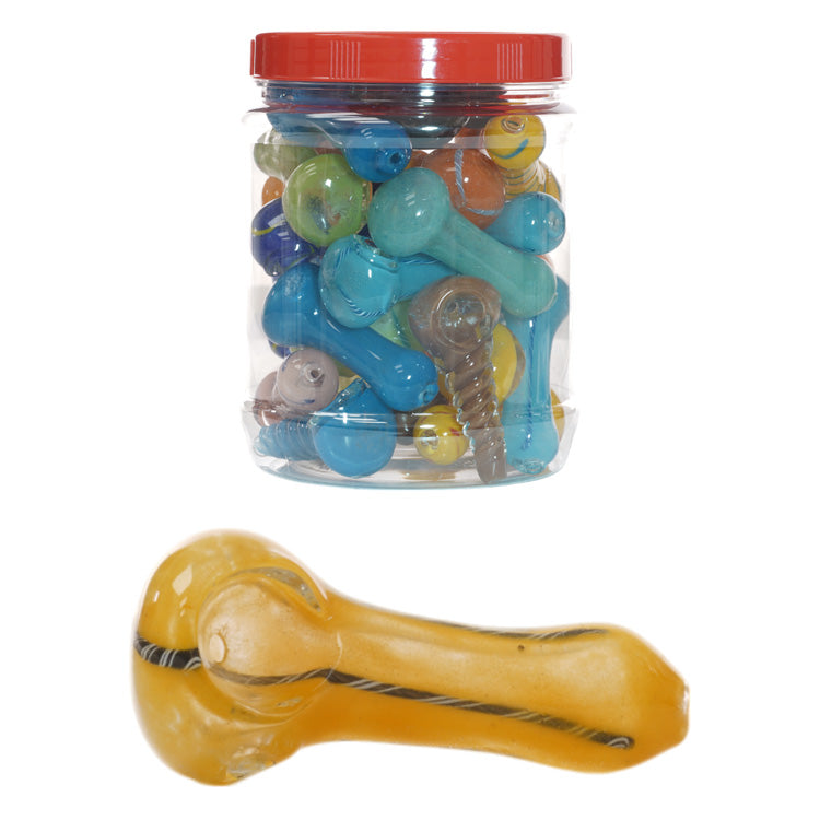 Unbranded Hand Pipe Regular Frit (1598) Glass 2.5"