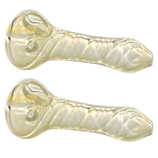 Unbranded Hand Pipe Double Tube (2476) Glass 3.5"