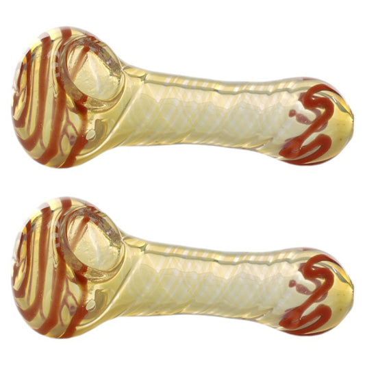 Unbranded Hand Pipe Chameleon (2478) Glass 3.5"