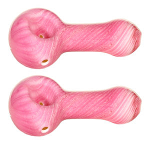 Unbranded Hand Pipe Rose Pink (2912) Glass 3.5"