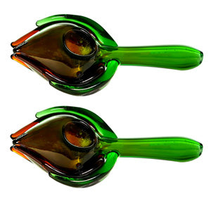 Unbranded Hand Pipe Lotus (2927) Glass 5.0"