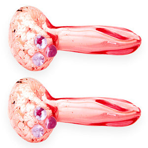 Unbranded Hand Pipe Pink (4512) Glass 3.5"