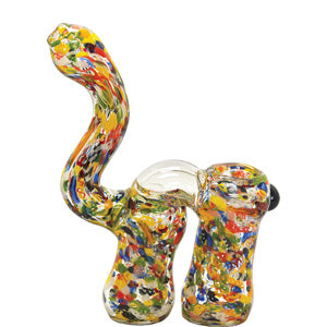 Unbranded Bubbler Double (4591) Glass 6.0"