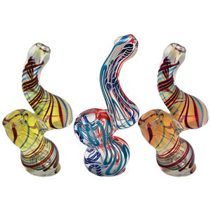 Unbranded Bubbler Swirl (4626) Glass 4.0"