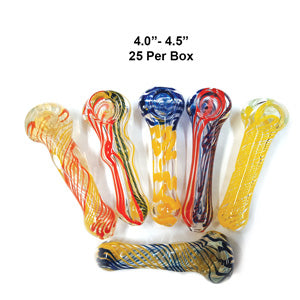 Unbranded Hand Pipe Mix (4704) Glass 4.0"