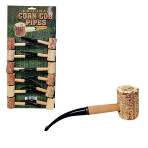 Unbranded Hand Pipe Large Corn Cobb (4714) Wood 4.0"