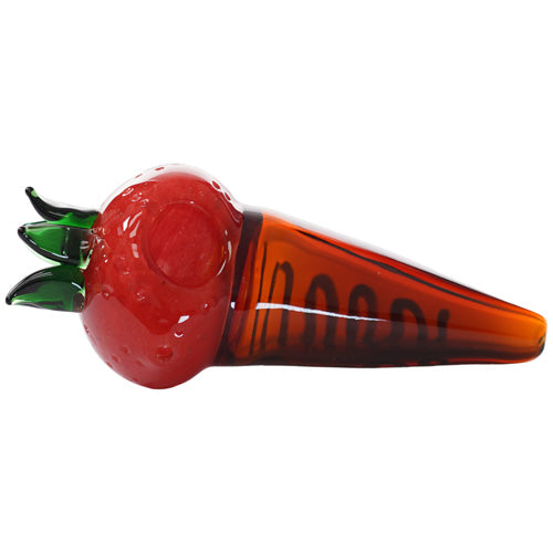 Unbranded Hand Pipe Strawberry (7449) Glass 5.0"