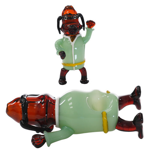 Unbranded Hand Pipe Dog (7457) Glass 5.0"