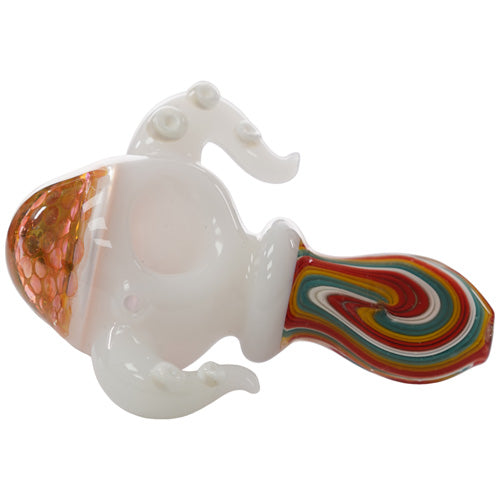 Unbranded Hand Pipe Honecomb Artwork (7471) Glass 5.0"