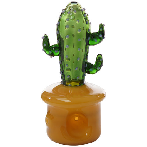 Unbranded Hand Pipe Cactus (7479) Glass 5.0"